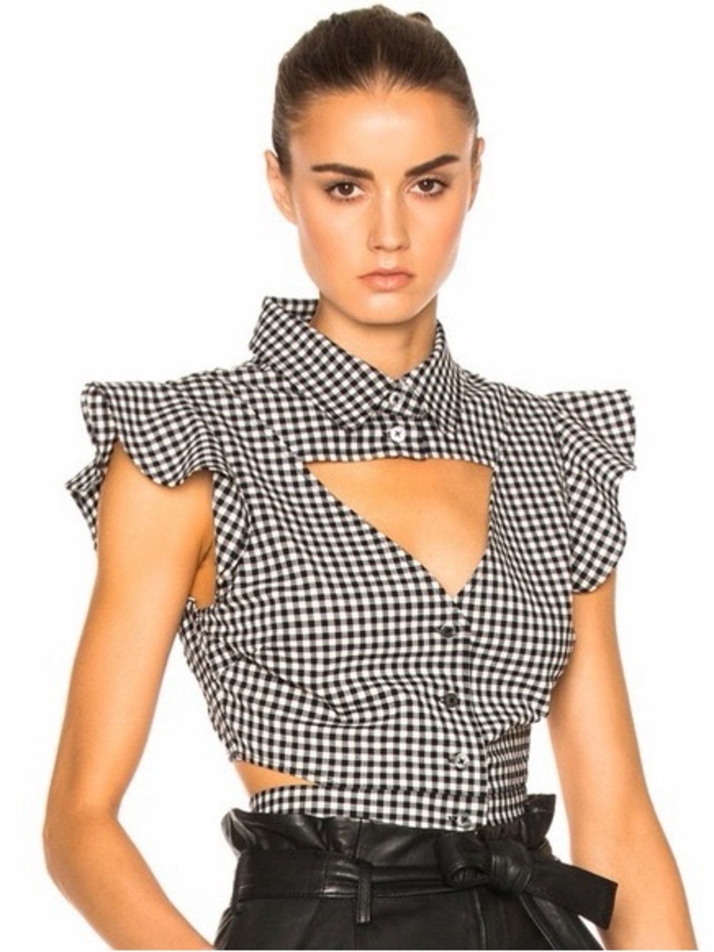 Marissa Webb Gingham Top